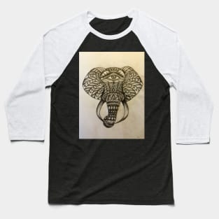 tribal elephant Baseball T-Shirt